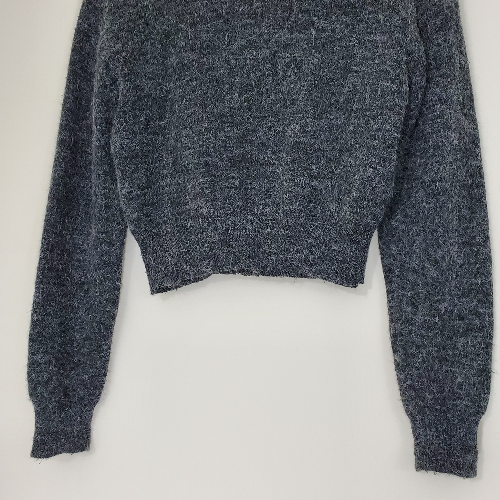 By Design Gray Fuzzy Sweater. Size Small - Picture 7 of 11